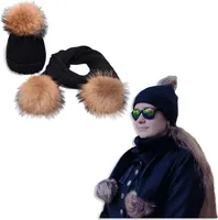 Dámska zimná čiapka + šál