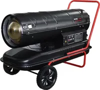 DeTec. DT-50D Diesel Heizgebläse Heizlüfter Heizkanone 50 kW Dieselkanone schwarz 50.000 Watt Ölheizer Industrieheizung