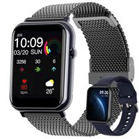 Smartwatch, Smartwatch Damen Herren, 1.69" HD Fitness Tracker Uhren für Android IOS, IP67 Wasserdicht Pulsmesser Schrittzähler Aktivitätstracker