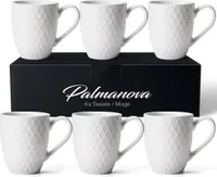 Palmanova Mug Set of 6 White
