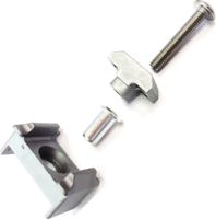 Susany 25 Sets U-Bügel aus hochwertigem Edelstahl und Kunststoff Mit Kunststoff für Zaunpfosten Geeignet für Standard-Zaunpfosten von 60 x 40 mm Susany 25 Sets U-Bügel aus hochwertigem Edelstahl und Kunststoff Mit Kunststoff für Zaunpfosten Geeignet für Standard-Zaunpfosten von 60 x 40 mm