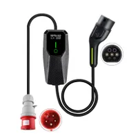 22KW 3-fázový nabíjecí kabel pro elektromobily nabíječka elektromobilů typ 2 6-32A 5M obecná černá