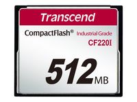 Transcend 512MB CF, 0,512 GB, Kompaktflash, 40 MB/s, 42 MB/s, Schwarz
