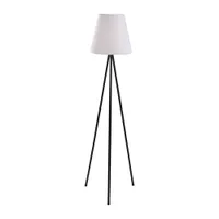 Kynast Záhradná solárna stojacia lampa biela s diaľkovým ovládaním 35x35x150cm