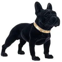 OKESYO Bulldogge Tablett Deko, Französische Bulldogge Deko, Französische  Bulldogge Figur, Hunde Skulptur Bulldogge Aufbewahrungsbox, Hund Skulptur