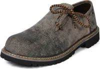 PAULGOS Trachtenschuhe Antik Echt Leder Haferlschuhe Haferl in 3 Farben Gr. 39-47