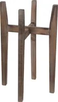 Mica Decorations Ascot Pflanzenständer - L33 x B38 x H60 cm - Holz - Hellbraun