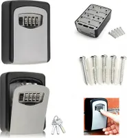 2 x Schlüsselsafe,4-Stellige Schlüsseltresor,Keygarage, Keysafe, Lock Box mit Zahlencode
