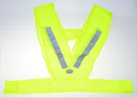 3X Gelbe Warnweste für Kinder - e Neongelbe V