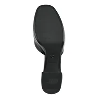 Tamaris Damen Pumps Lack offen Fesselriemen Plateau Blockabsatz 1-22440-42, Größe:38 EU, Farbe:Schwarz