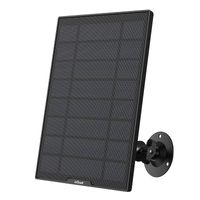 ieGeek Solarpanel mit Schnittstelle Type-C, für Überwachungskamera Aussen Akku, Wetterfest, 360° Einstellbare Halterung, 3M Type-C Kable