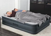 Bestway Luftbett Fortech 2-Personen 203x152x46 cm Anthrazit & Hellgrau