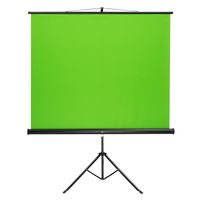Grüner Hintergrund mit Ständer 92" 150x180cm Stativ Greenscreen für Fotografie Video Live Streaming Fotohintergrund Regulierbare Höhe