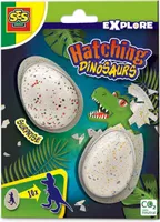 Dinosaurier schlüpft, 2 Eier