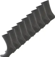 NUR DER Socken  uni mehr-pack Ohne Gummi mittelgraumel. 43-46