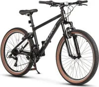 Mountainbike 26, 27.5 Zoll Fahrrad für Herren Damen, Mädchen und Jungen 21 Gang, Kettenschaltung, Hochwertiger Rahmen, Jugendfahrrad MTB Hardtail Fahrrad