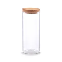 Glasgefäß mit Korkdeckel, 1400 ml