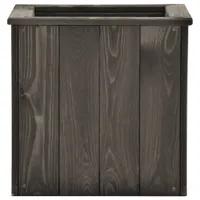 vidaXL Zvýšená posteľ Dark Grey 38x41x40 cm Masívne borovicové drevo
