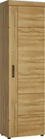 Garderobenschrank >CORTINA< in Grandson Eiche Nachbildung - 58x195x37,4 (BxHxT)