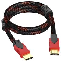 HDMI Kabel 5m High Speed 2.0 Ethernet 4K Full HD 1080p 60Hz HDR 3D ARC 5 Meter PS3 PS4 PS5 Xbox TV Monitor OLED LED PC Laptop Beamer Rot Retoo