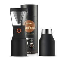 Asobu Cold Brew Kaffeezubereiter 1 Liter schwarz