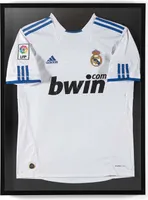 Acaza ACAZA Wechselrahmen - Fotorahmen - für Fußballtrikot, Basketballtrikot oder Radtrikot - 3D Box Frame - Fotorahmen - 60x80cm - Schwarz