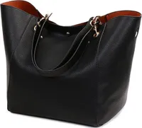 Damen Tasche Einkaufstasche Kunstleder Handtasche Schultertasche