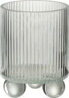 J-Line Windlicht Clara Glas Transparent Small