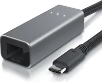 Sieťový adaptér Primewire USB C Gigabit - externá sieťová karta USB typu C na RJ45 Prevodník RJ45 - Fast Ethernet 1000 Mbit - kompatibilný s iPad Pro 2018/2020, MacBook Pro/Air, Surface Book 2/3 UVM.
