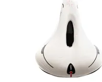 weicher bequemer Fahrrad Sattel Medicus Grande Citta City Damen Sattel mit Kloben weiss