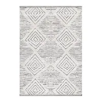 Taznaxt teppich kurzflor rechteckig 120x170cm creme 5106