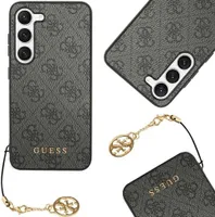 Guess 4G Charms Collection - Etui Samsung Galaxy S24 (czarny)