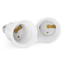 ZDCDJ 8pcs E14 adapter E14 auf E12 Lampensockel Adapter Konverter,E14 auf E12 Lampensockeladapter für Glühlampen,LED,Halogen Energiespar Lampen 