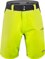 Force Blade MTB šortky pánske voľné s podšívkou čierne-fluo veľkosť XS 900323-XS