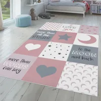 TT Home Kinderteppich Teppich Kinderzimmer Junge Mädchen Spielteppich Baby Modern Größe 140x200 cm