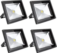 4pcs 50W LED Fluter Strahler,Greenmigo IP65 Wasserdicht Kaltweiß 120° LED Außenstrahler Fluter Flutlicht AC 85-265V Tageslichtweiß