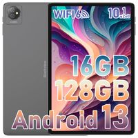 Blackview Tab70 WiFi Tablet Android 13, 16(8+8) GB RAM 128GB ROM(1TB TF), WiFi 6 Tablet PC 10 Zoll HD+ Display, Quad-Core, 6580mAh Akku,Widevine L1