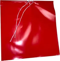 Dreifke® Warnflagge rot nach StVO für überhängende Lasten 30 x 30 cm 1 Stück ...