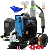 SET Sherman™ MIG/MAG 200A Inverter Schweißgerät WIG LCD Synergie 3in1 Gaslos/Gas