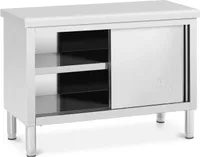 Nerezová pracovní skříň Royal Catering - PREMIUM - 120 x 50 cm - 390 kg -