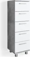 Vicco Badschrank Ilias, 30 x 95 cm, Beton