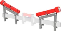 Pomoc centrująca urządzenie centrujące przyczepa do łodzi ładowanie pomocy poliuretan SUPROD ZENRO-530-TPU, 530 mm, czerwony