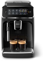 Philips Kaffeevollautomat 3200 Series, 4 Kaffeespezialitäten, Panarello, Klavierlack-schwarz (EP3221/40)