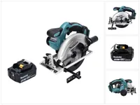 Makita DSS 611 M1 Akku Handkreissäge 18 V 165 mm + 1x Akku 4,0 Ah - ohne Ladegerät