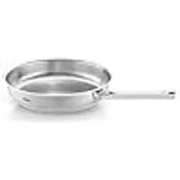 Fissler Original-Profi Collection / Edelstahl-Pfanne (Ø 24 cm) Stielpfanne unbeschichtet mit Innen-Skala - Induktion