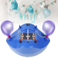 Elektrische Ballon-Pumpe Luftballonpumpe Luftballon Aufblasgerät Pumpe + 5*  Düse 