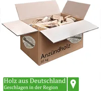 Holz Kaminanzünder Anzündholz Brennholz Anmachholz Buche Anfeuerholz Grill 30 kg Kaminholz Anzünder Anzuendholz zum Feuer machen Zubehör Outdoor flameup