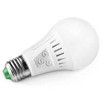 Elrigs E27 LED Lampe mit Bewegungsmelder und Dämmerungssensor, 7W ersetzt 60W, Reichweite, Zeit- und Dämmerungsschwelle einstellbar, Warmweiß (3000K)