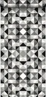 Origin Wallcoverings tapeta kubistický vzor černá a bílá - 346913 - 53 cm x 10,05 m