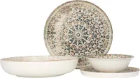 Rinart Geschirrset  - Aztec - 24 teilig - 6 Personen - Porzellan